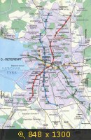 карта санкт - петербургского метрополитена