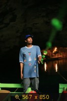 Лодочник в гроте Трес Охос Санто-Доминго